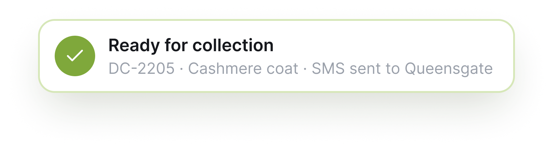 LaundryOS Console — dry cleaning