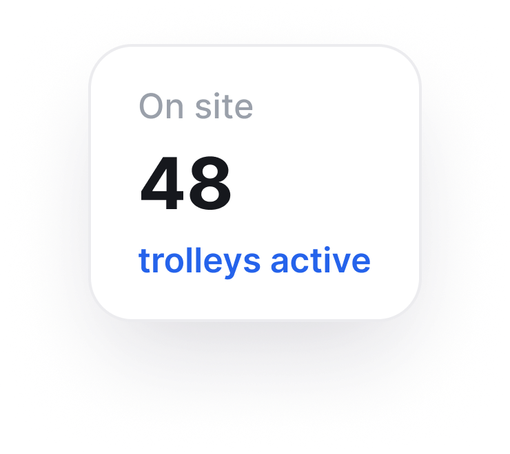 LaundryOS Haul — trolley tracking
