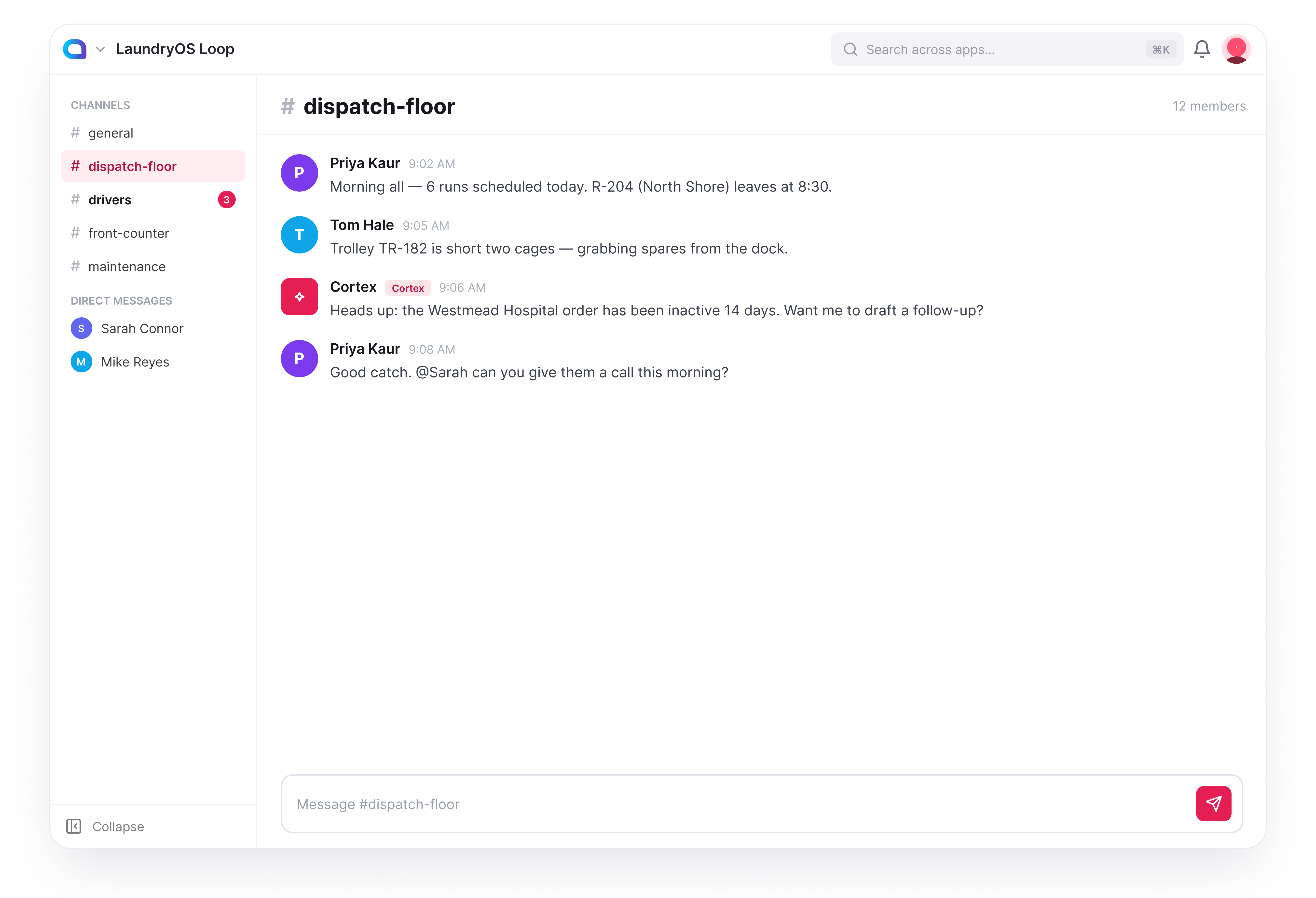 Loop — Busy channel with a thread open