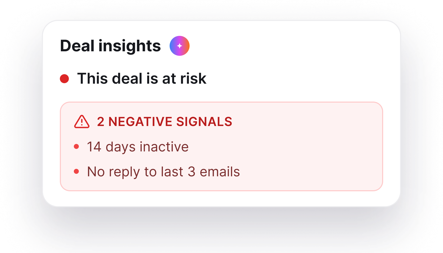 Deal insights