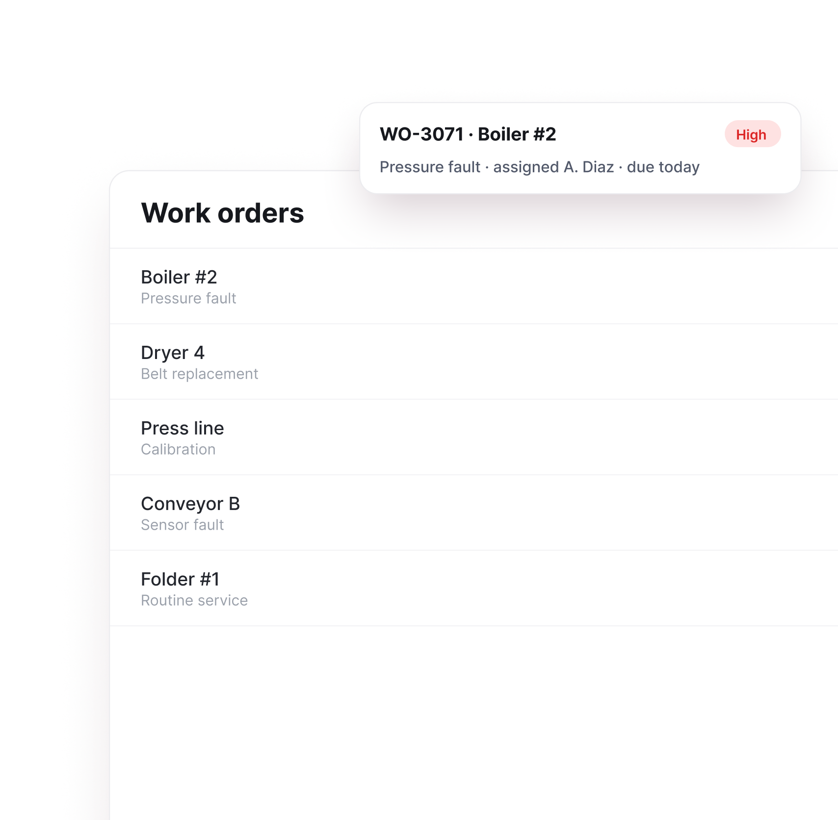 Mend screenshot